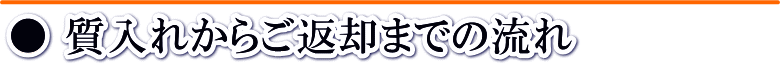 ご来店からの流れ