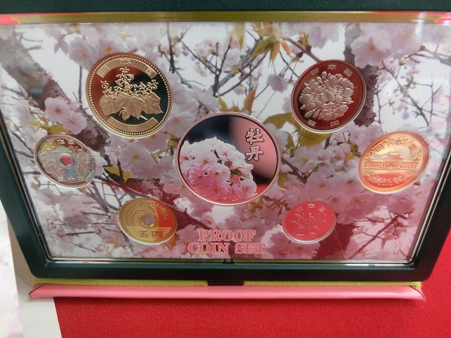 2016　桜の通り抜け  牡丹  プルーフ貨幣セット  造幣局発行