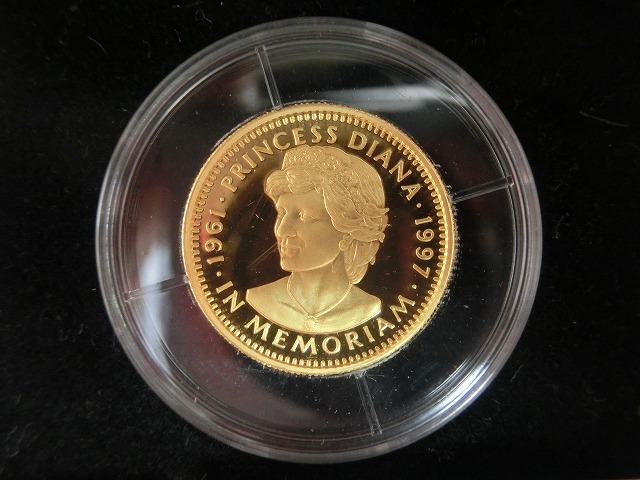 ダイアナ、プリンセス・ウェールズ　100リベリア・ドル