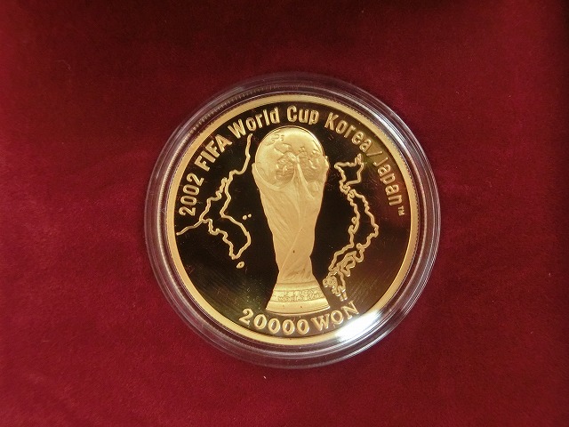 FIFAワールドカップ  2002年  日韓共催記念 20,000ウォン 金貨