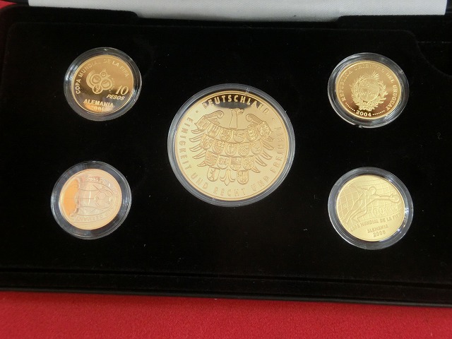 2006 ワールドカップ  ドイツ大会  公式記念金貨　セット