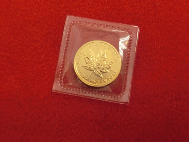 メイプルリーフ金貨　1/10oz　2011　管理番号021