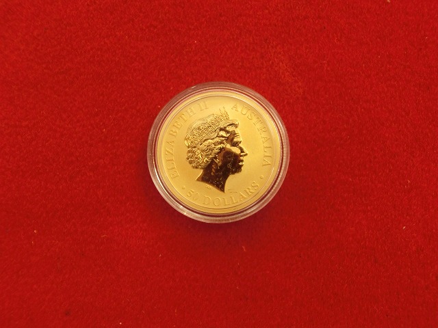 カンガルー金貨　1/2oz　2015　純金　管理番号027