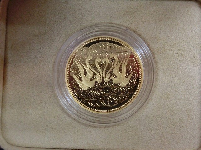 天皇陛下御在位60年記念　10万円金貨　62年銘　プルーフ