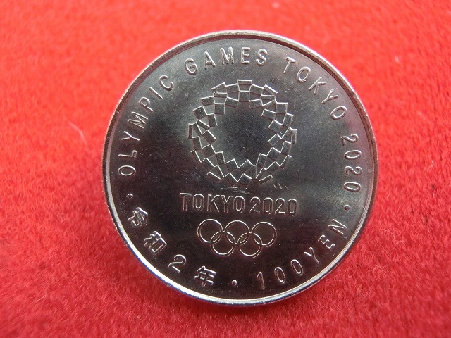 2020  東京オリンピック  百円  第4次  テニス