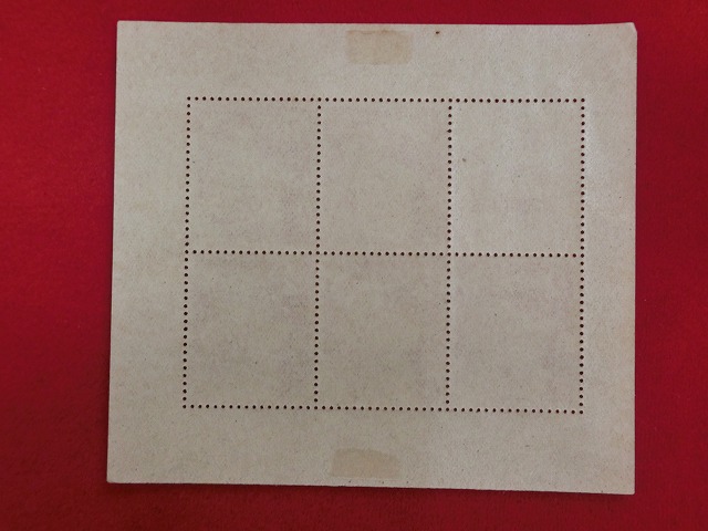 昭和26年　2円　シート　印刷庁製造　郵政省　年賀切手　5枚シート　②