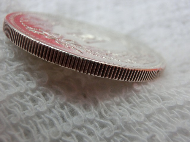 新1円銀貨  明治30年  円銀  小型  古銭  NO-1023