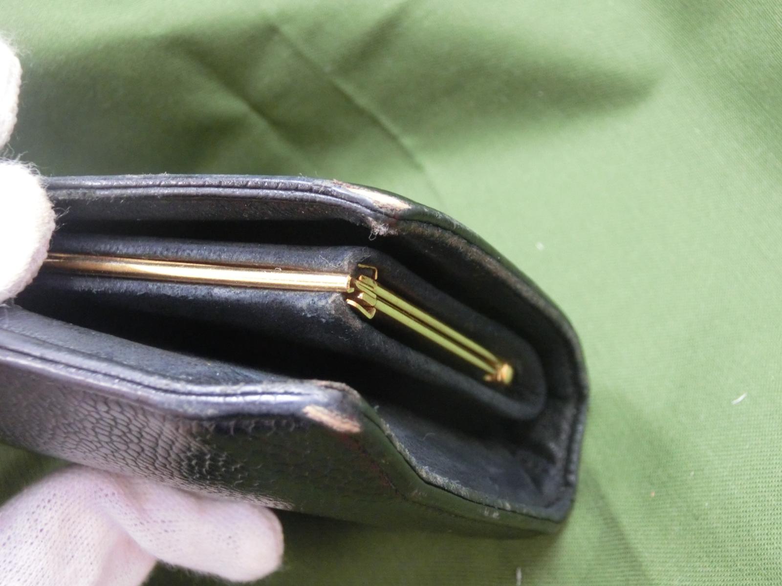 シャネル　長財布 がま口　ココマーク　黒