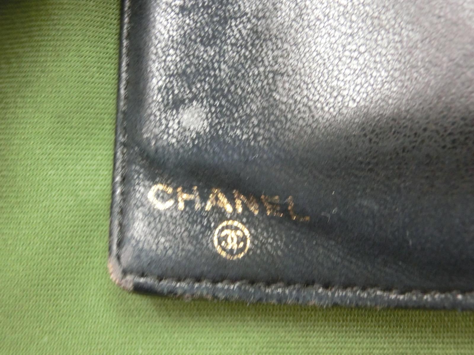 シャネル　長財布 がま口　ココマーク　黒