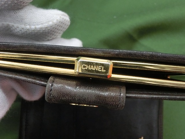シャネル  財布  がま口  ココマーク  ビロコーレ