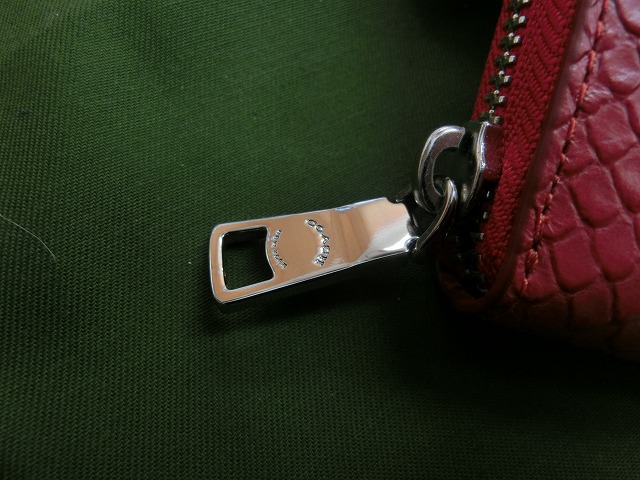 コーチ 未使用 カーフ 長財布 パイソン型押し レッド 53659