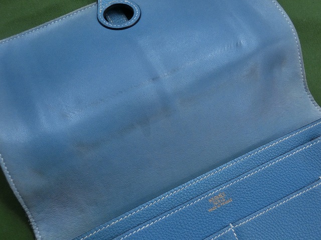 エルメス ドゴン  GM ゴールド金具 ブルー