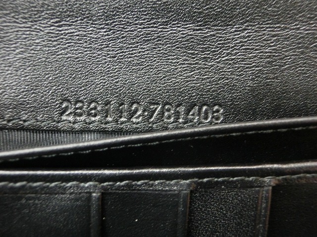 未使用  グッチ グッチシマ 2つ折り長財布 233112