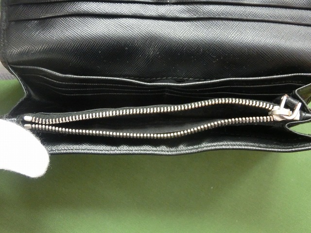 【良品】PRADA プラダ 1M1132 サフィアーノ 長財布(小銭入れあり) レザー
