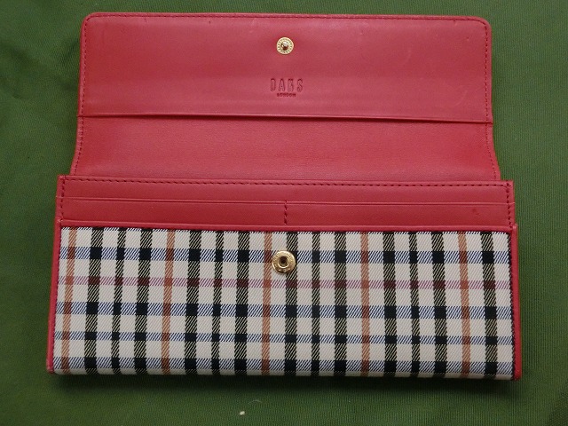 【美品】ダックス  がま口  長財布