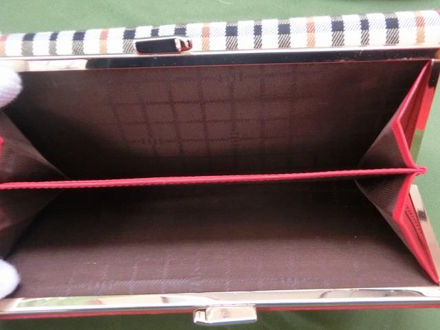 【美品】ダックス  がま口  長財布