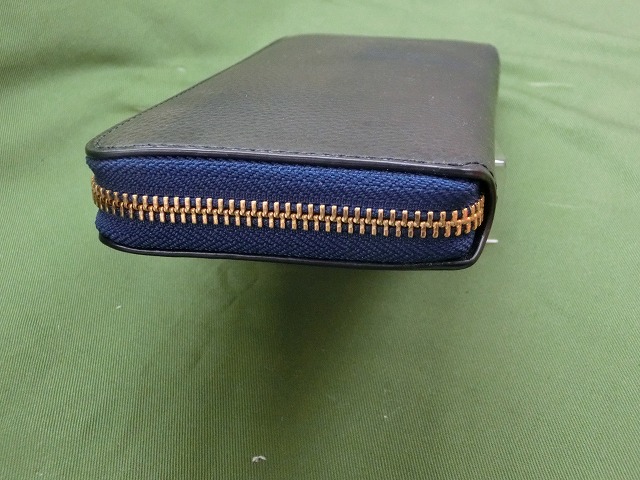 【未使用】ブレイリオ  コードバン ラウンドジッパー 長財布