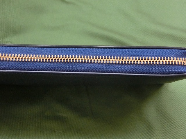 【未使用】ブレイリオ  コードバン ラウンドジッパー 長財布