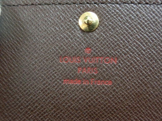 【極美品】ルイヴィトン 6連キーケース ミュルティクレ6 ダミエ エベヌ ブラウン  レザー