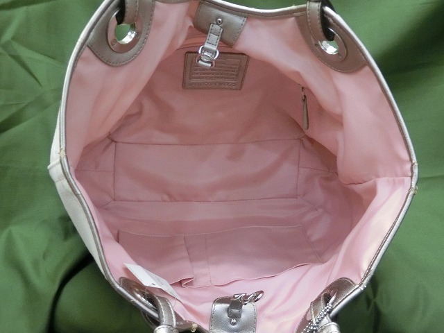 【未使用】コーチ トートバッグ ビーチ シェル F19273