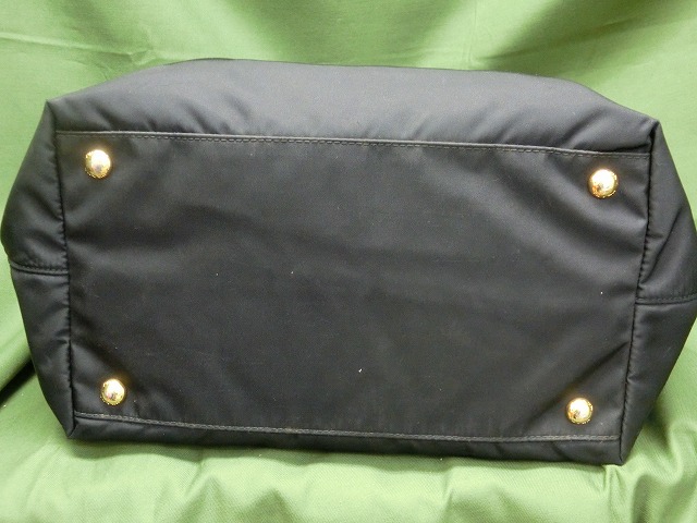 【美品】プラダ ハンドバッグ リボン ノワール(ブラック) ゴールド金具