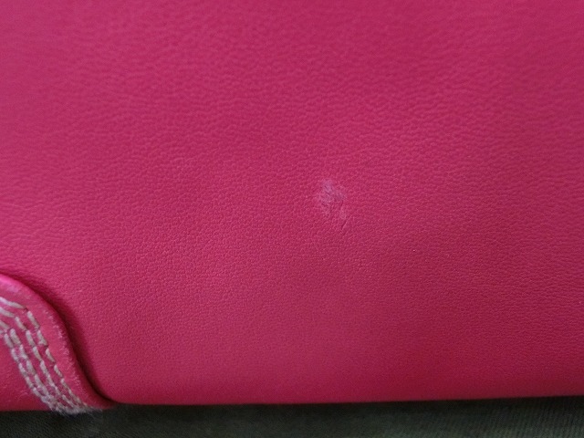 【美品】ロエベ LOEWE ハンドバッグ ヘリテージ ピンク カーフレザー スモール