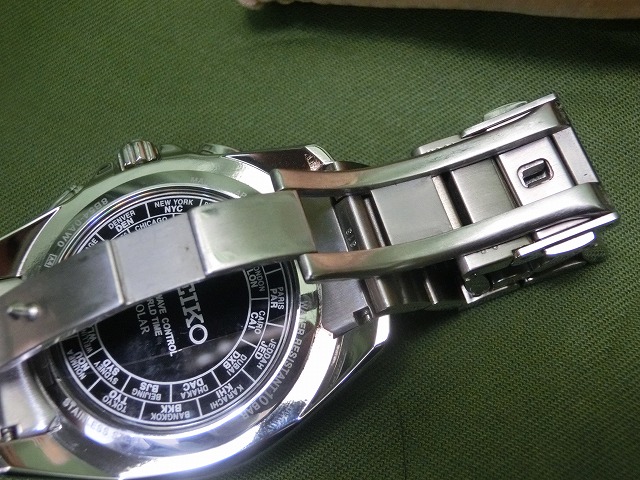 【美品】セイコー  ブライツ  8B54-0AW0  ワールドタイム  電波ソーラー  稼働品　