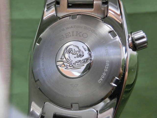 【極美品】セイコー  6R35-00A0 プロスペックス デイト  ダイバー スキューバ  自動巻き メンズ