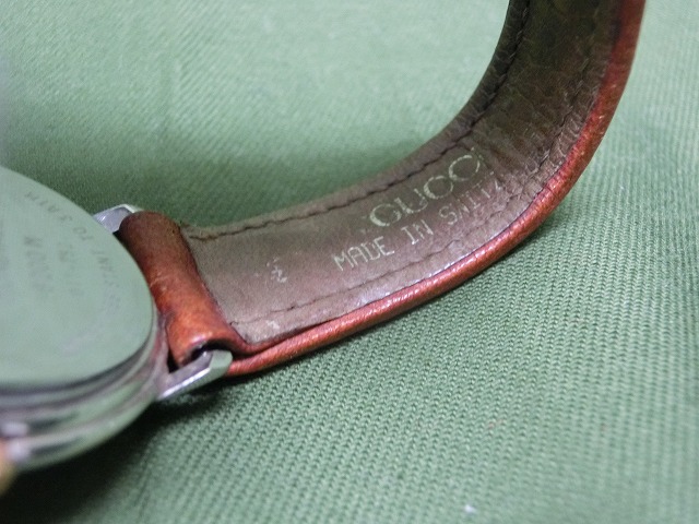 【美品】グッチ 8200M デイト GMT クォーツ メンズ