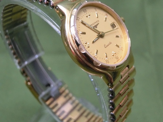 【美品】ロンジン コンクエスト デイト レディース クォーツ  152-4937