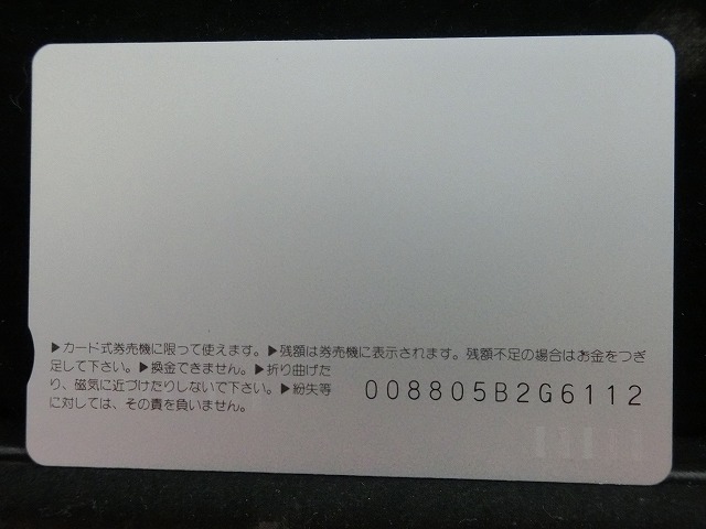 オレンジカード  未使用    JR  東  日光線  107系  電車-0084