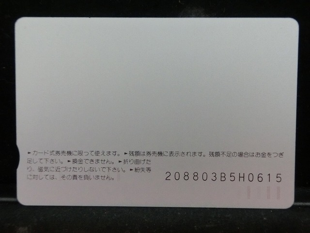 オレンジカード  未使用    JR  西日本  和歌山  電車-0280