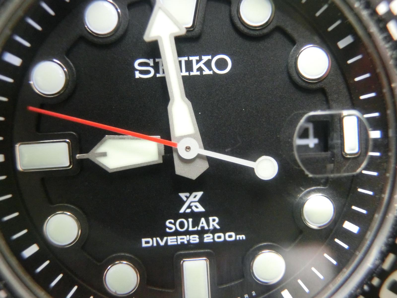 【美品】セイコー プロスペックス ダイバースキューバ V157-0BT0  ソーラー